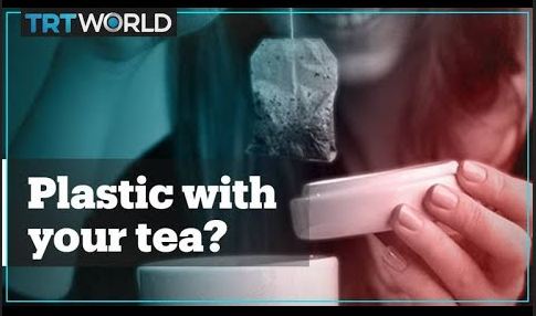 Tea is eating in the bag? Or eating plastic particles?