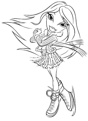 Paper Doll Coloring Pages