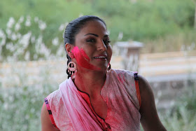 Veena Malik holi celebration 2013