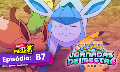 ◓ Anime Pokémon Journeys (Pokémon Jornadas de Mestre) • Episódio 90: Dialga  & Palkia! A Grande Batalha do Tempo e do Espaço!! Parte 2