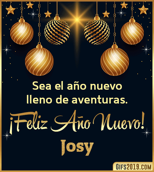 Mensajes de feliz año nuevo josy
