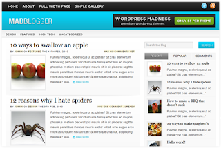 MadBlogger   Blogger Template