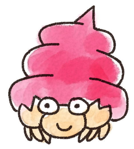 ヤドカリのイラスト ゆるかわいい無料イラスト素材集