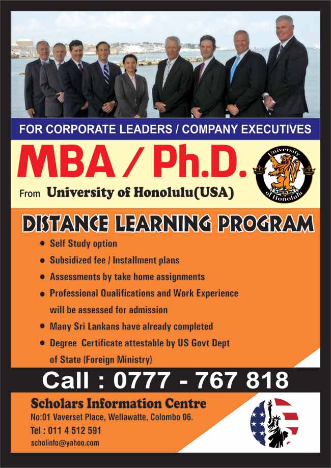 MBA  (USA) - Distance Learning Program