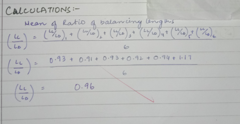 Comparison of emfs by Potentiometer Calculations
