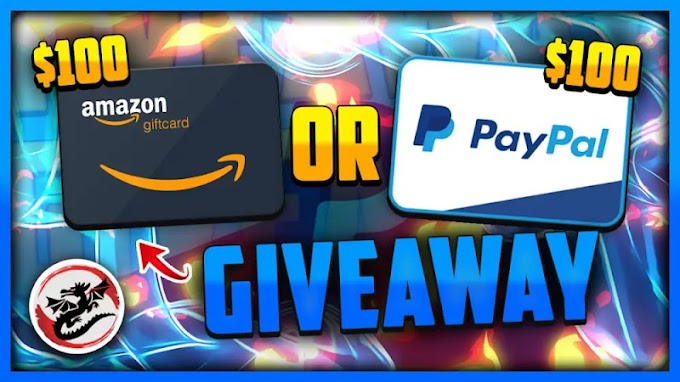 Sorteio $100 PayPal, Amazon ou Steam - DragonBlogger