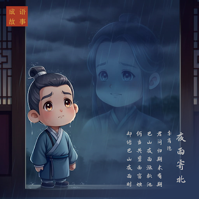 巴山夜雨 bā shān yè yǔ La pioggia notturna di Ba shan
