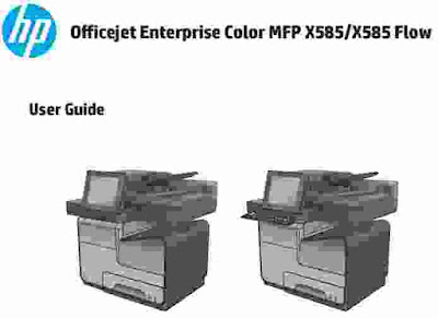 HP Officejet Enterprise Color MFP X585 Manual