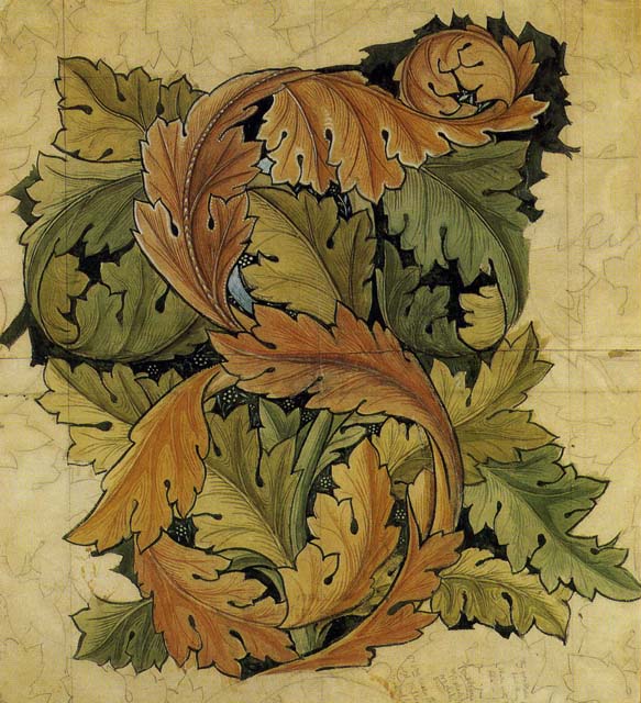 wallpaper william morris. Illustration: William Morris