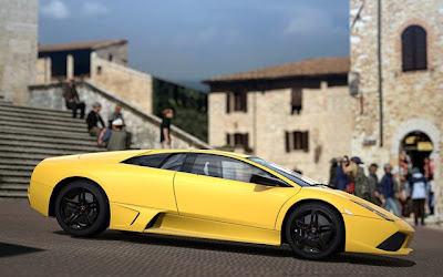 Yellow Lamborghini Desktop Wallpaper