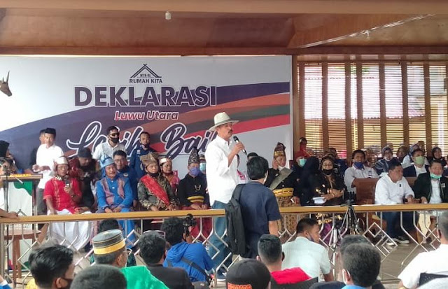  Deklarasi Rumah Kita, Thahar Rum : Membangun Luwu Utara Lebih Baik 5 Tahun Kedepan