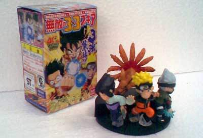Naruto - One Piece - Dragon Ball  3in1 Figure