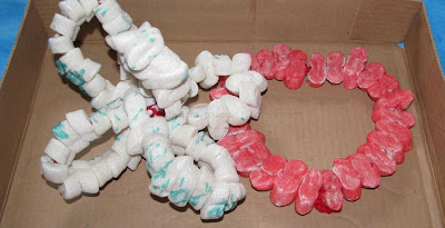 Packing Peanut and Pipe Cleaner play