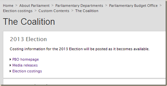 The Coalition – Parliament of Australia