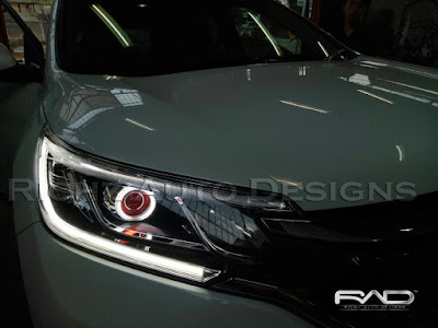 modifikasi lampu depan mobil honda crv turbo 2016