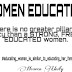 Women Education |Women Rights | Advantages |