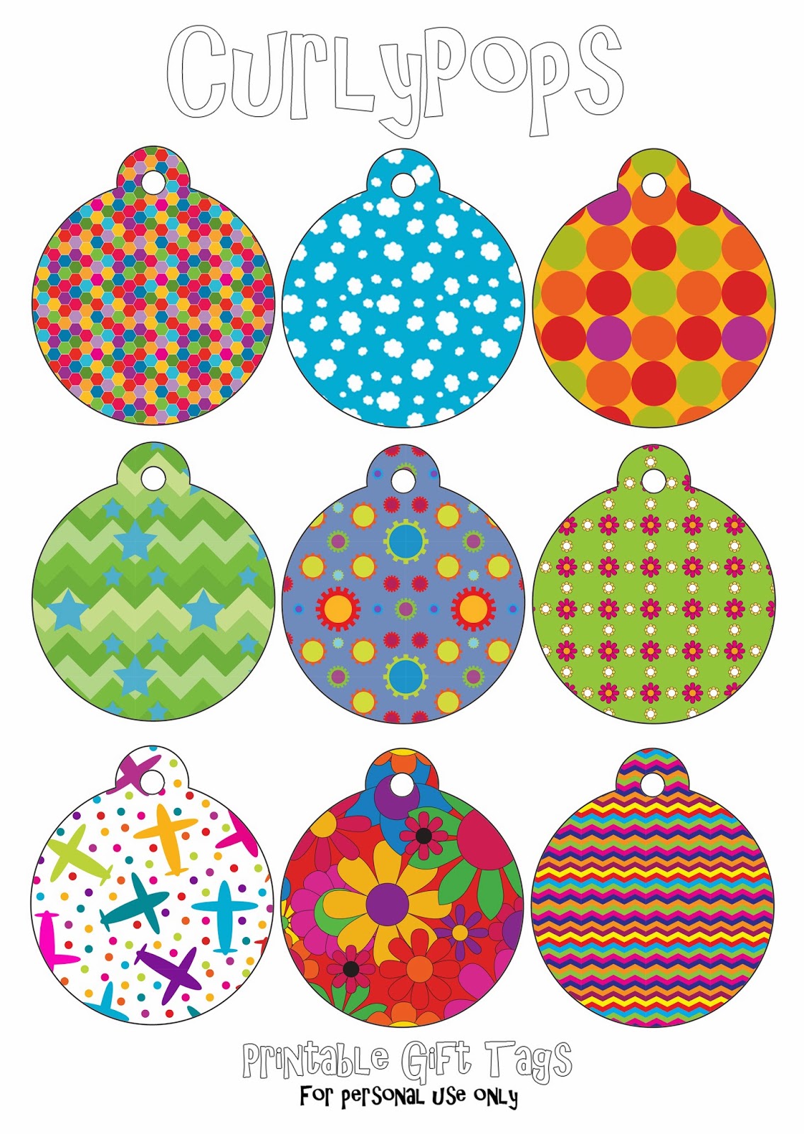 CurlyPops Free Christmas  Gift Tag Printables  edited 