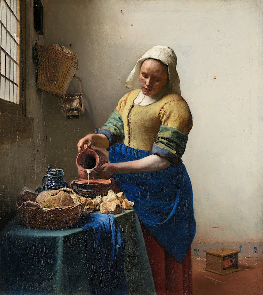 Imagen: La lechera (1658-1660). Rijksmuseum (Ámsterdam).