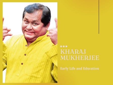 Kharaj Mukherjee Early Life and Education