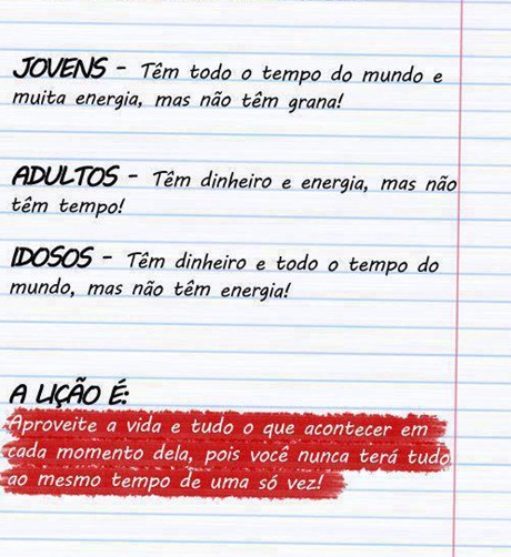 fases da vida