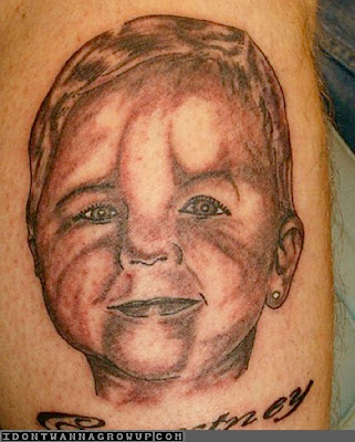 very ugly baby pictures. Baby Portrait Tattoos