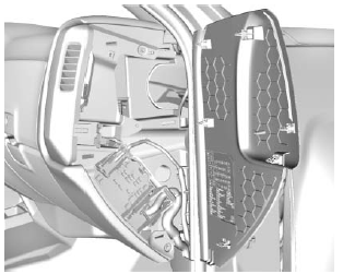 Instrument Panel Fuse Block Location (Right)