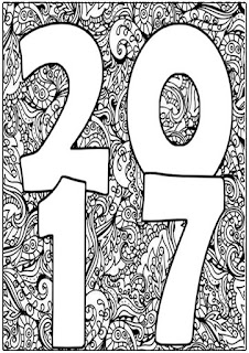 new year 2017 coloring pages for adult
