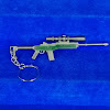 Miniatur Senjata PUBG Mini-14 Cal 233 Hijau Asli Import Koleksi Pajangan Hiasan Gantungan Kunci