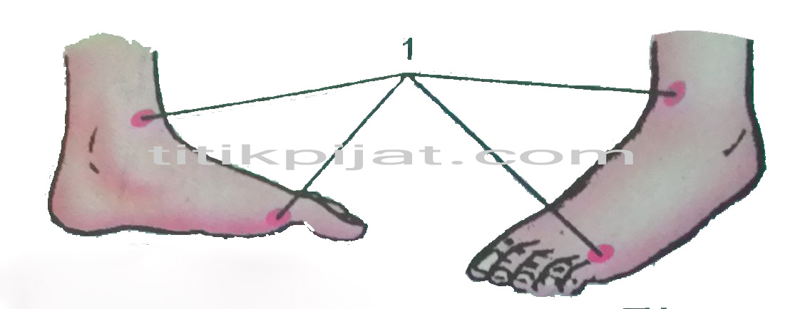 Titik pijat menghilangkan kejang  Titik Pijat