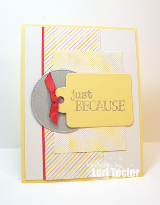 Just Because card-designed by Lori Tecler/Inking Aloud-stamps from Verve Stamps