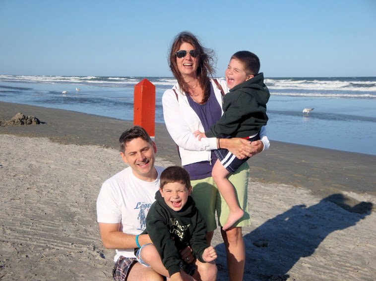 the Fords happy at the beach