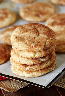 Stack of Snickerdoodles Cookies Image