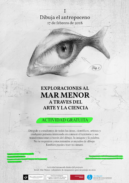 I Dibuja el antropoceno. Exploraciones al Mar Menor a través del arte y la ciencia.