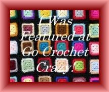 I was featured at Go Crochet Crazy