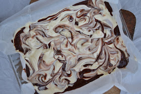 cheesecake swirl brownie au chocolat