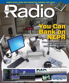 Radio Magazine - December 2015 | ISSN 1542-0620 | TRUE PDF | Mensile | Professionisti | Audio Recording | Broadcast | Comunicazione | Tecnologia
Radio Magazine is the broadcast industry's news source for radio managers and engineers, covering technology, regulation, digital radio, new platforms, management issues, applications-oriented engineering and new product information.