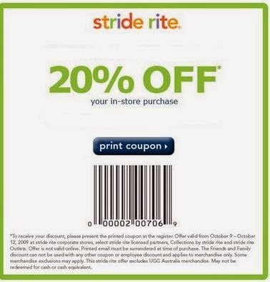 stride rite coupons