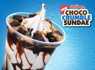 Jollibee menu: Choco Crumble Sundae