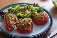 Jackfruit and quinoa stuffed peppers [vegan!], imogen molly blog, www.imogenmolly.co.uk