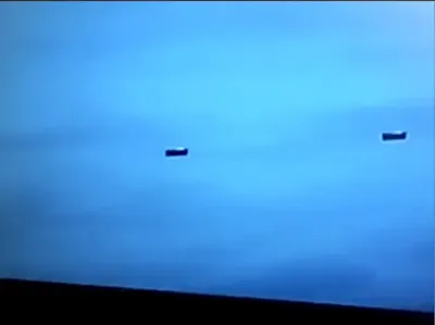 The 2 UFOs that NASA live feed is tracking over Earth.