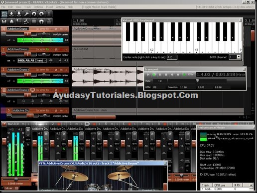 Reaper - AyudasyTutoriales