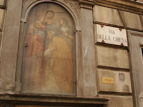 Tabernacoli Fiorentini Tablernacle in Florence Italy Devotional Art during the Plague Shrine