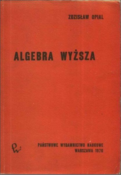 Algebra wyższa-Czytaj i pobierz ebook za darmo