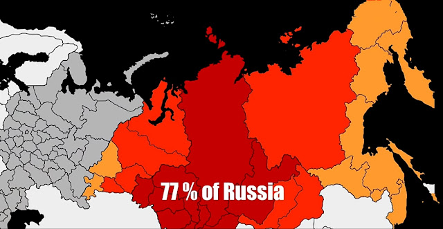 Siberia in map