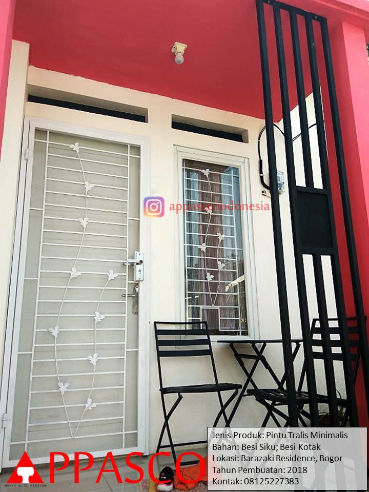  Pintu Teralis Minimalis di Cendana Residence Serua Jual 