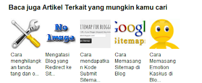 Cara Membuat Artikel Terkait Dengan Gambar