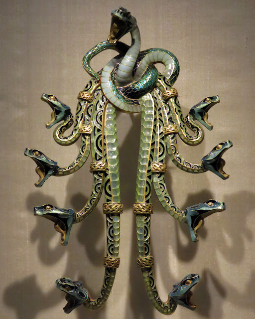 Serpents pectoral by René Lalique, Calouste Gulbenkian Museum, Gulbenkian Park, Avenida de Berna, Lisbon