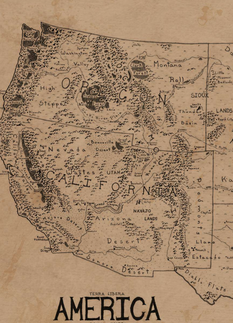 Map of the Week: America-Lord of the Rings Style