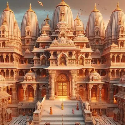 Grand temple Ram mandir