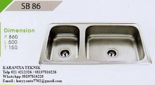 Jual Discount Kitchen Sink  Royal seri SB 86